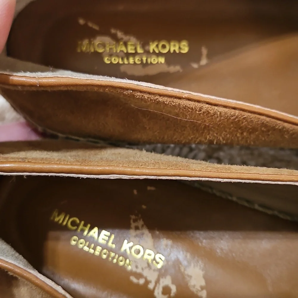Michael Kors Brown‎ Espadrille Tassel Loafers Size 8